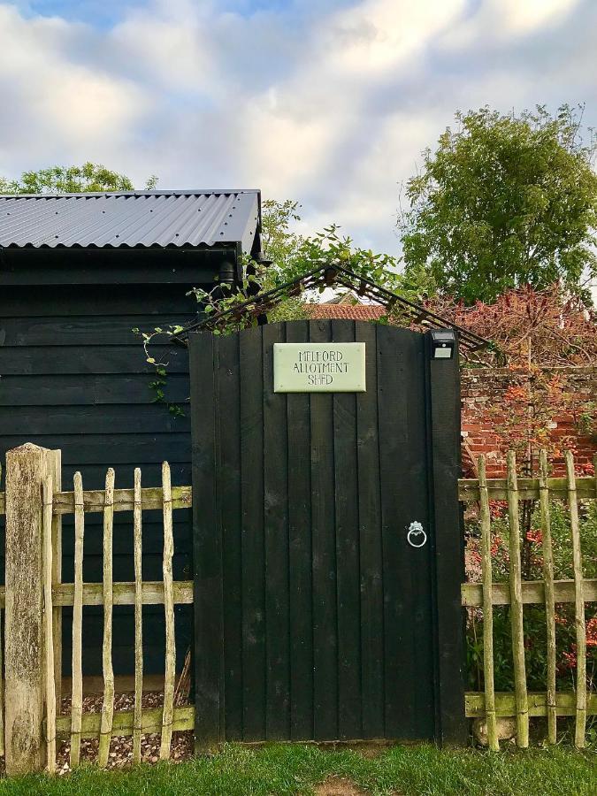 Melford Allotment Shed-Vintage Lodge Suffolk ลองเมลฟอร์ด ภายนอก รูปภาพ